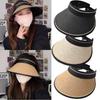Summer Women's Wide Brim Straw Sun Hat For Uv Protection Stylish And Adjustable