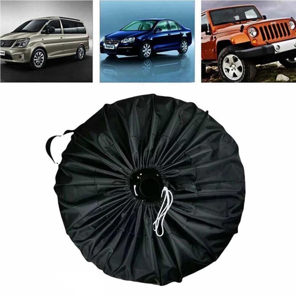 

210D Oxford Cloth Tire Protection Cover Car Care Accessories Tire Sleeve New Wheel Cover S чорний