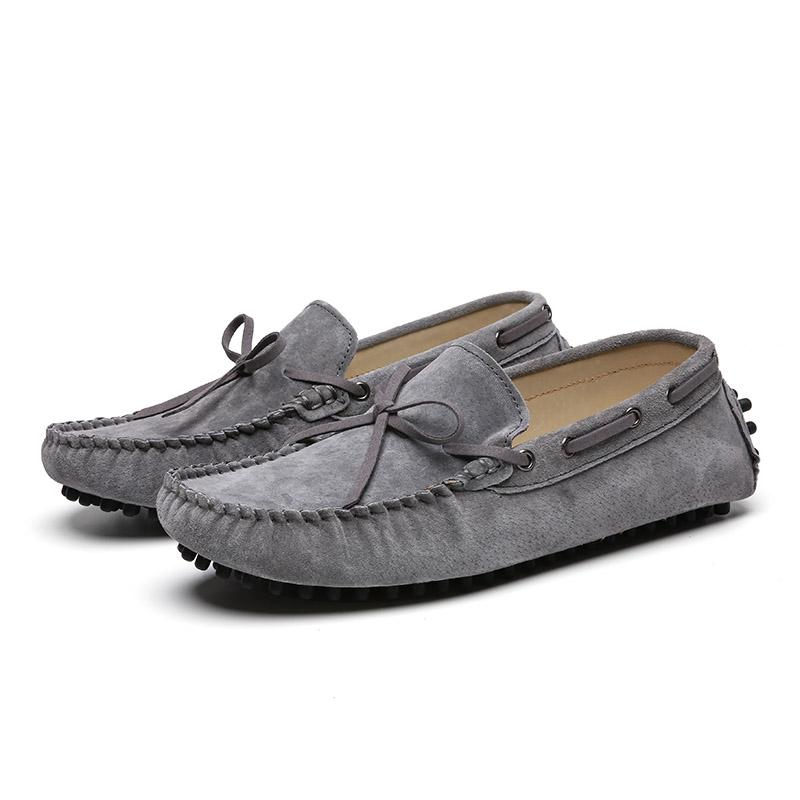 

Fashion Lightweight casual men s shoes Comfortable business flat bottomed style daily work High quality adult shoes Gentleman luxury 38 сірий колір