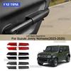For Suzuki Jimny 5-Doors Nomade 2023 2024 2025 LHD RHD Car Rear Door Armrest Protector ABS Black Carbon Interior Accessories