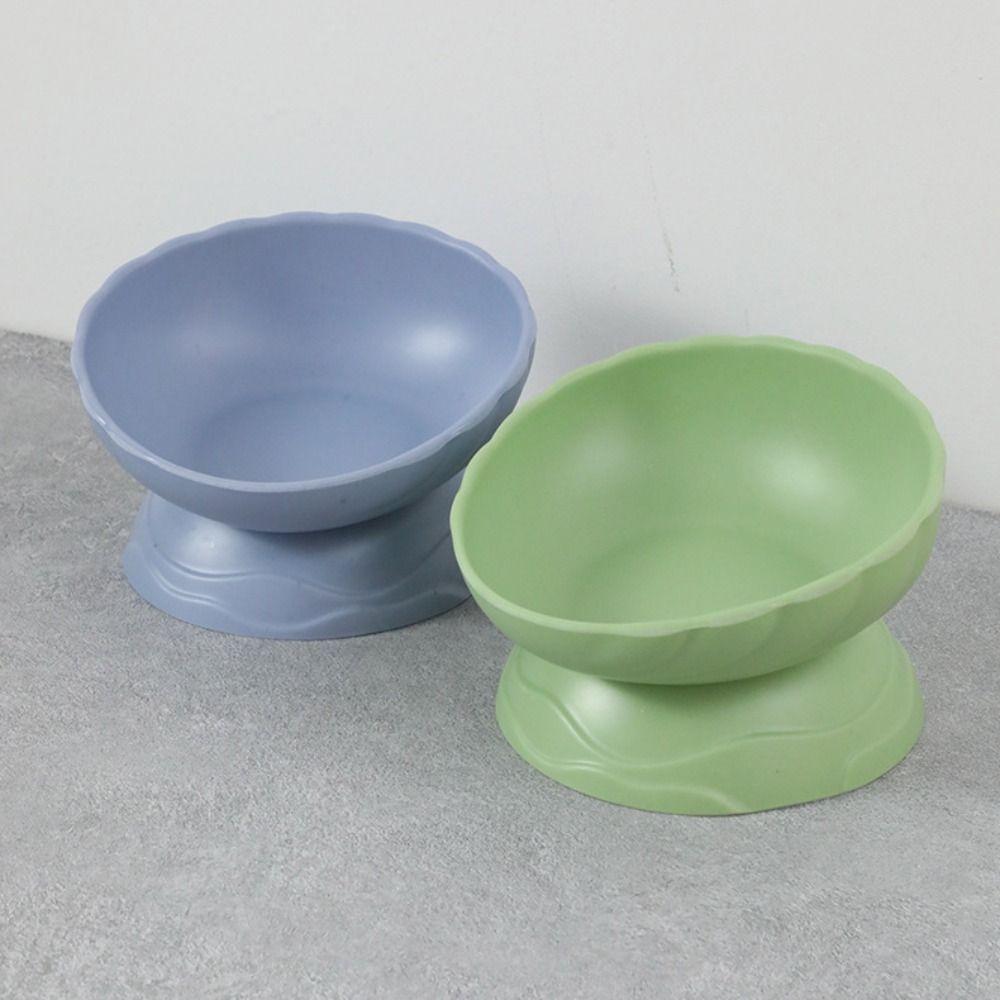 Slanted Mouth Cat Bowl Adjustable Dog Food Feeding Basin Pet Drinking Feeder  Kitten Puppy