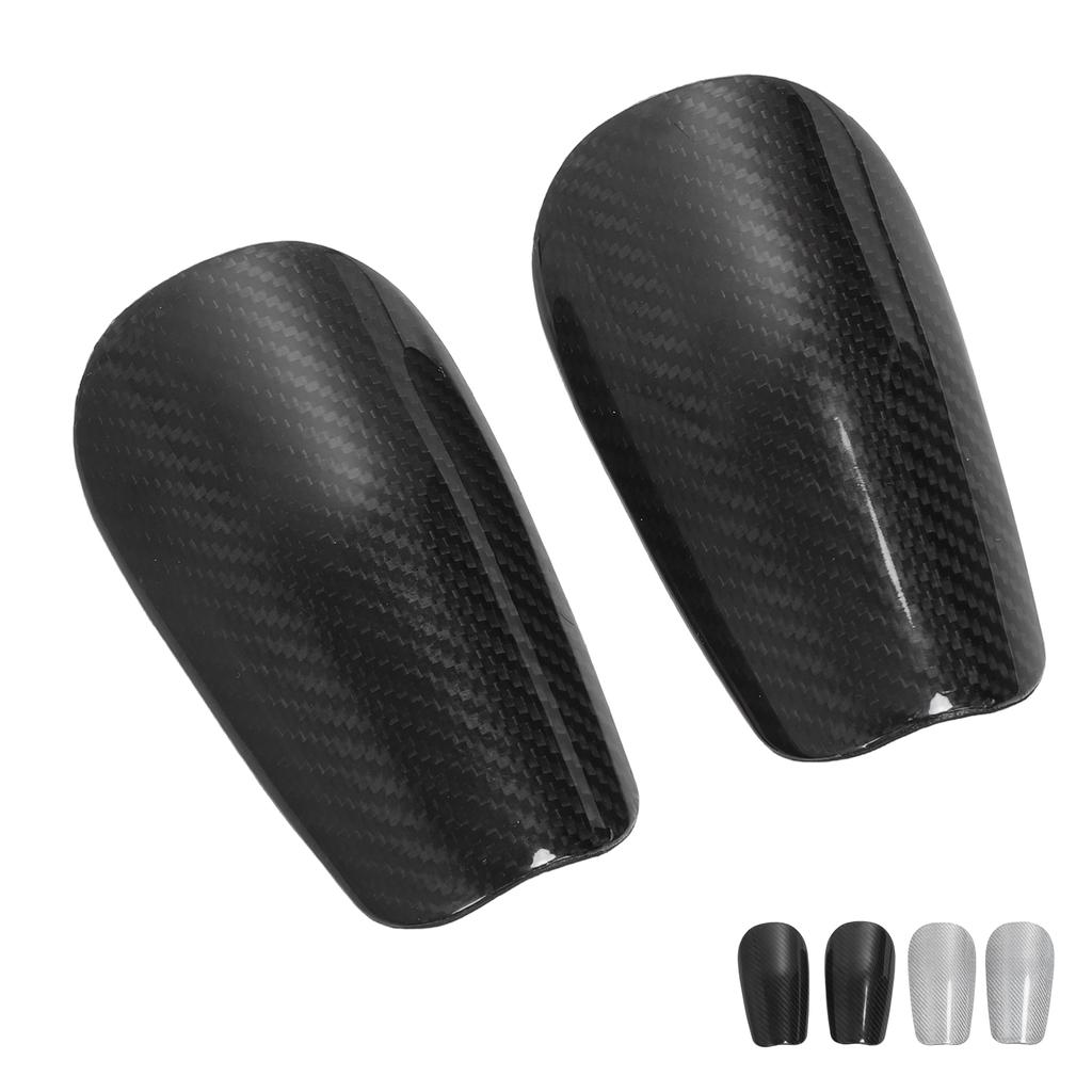 2 Pcs Soccer Shin Guard Super Lightweight High Strength Carbon Fiber EVA Foam Cushioning Football Sh