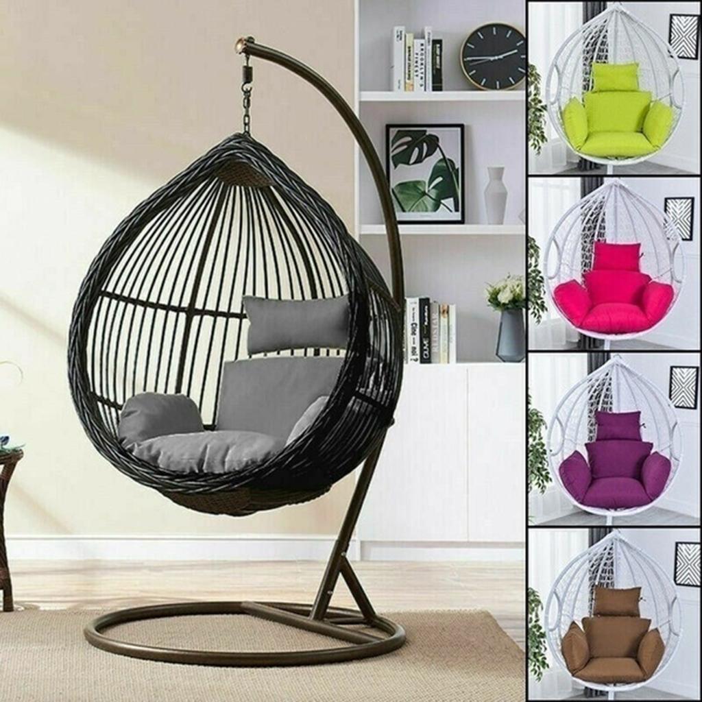 Cushion, Outdoor Egg Seat Cushions Comfortable Hanging Cushion Hammocks Swing - Large