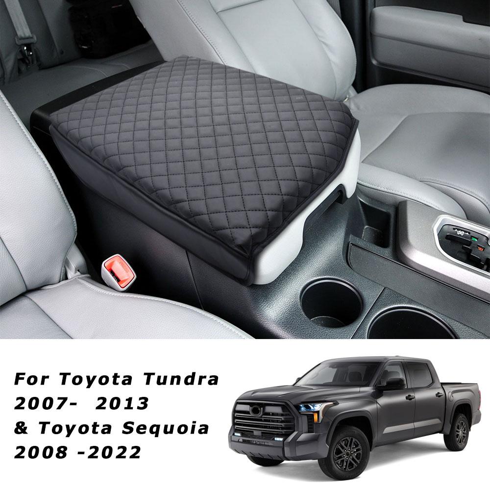 For Toyota Tundra 2007-2013 Car Armrest Box Cover Trim For Toyota Sequoia 2008 -2025 Center Console Protect Pad Car Accessories