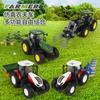 RC Farm Tractors Car 1/24 Radio Controlled Cars and Trucks 2.4G with Light Simulated Engineering Truck Model Toys for Kids Xmas