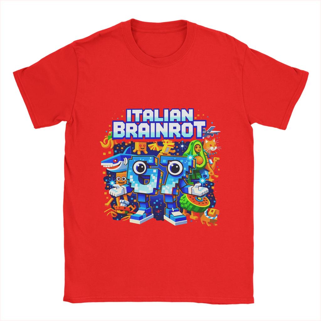 Italian Brainrot 67 TShirt Summer Pure Cotton T Shirts For Adult Harajuku Pattern Tee Shirt Short Sleeve Y2K Basic Top Tees