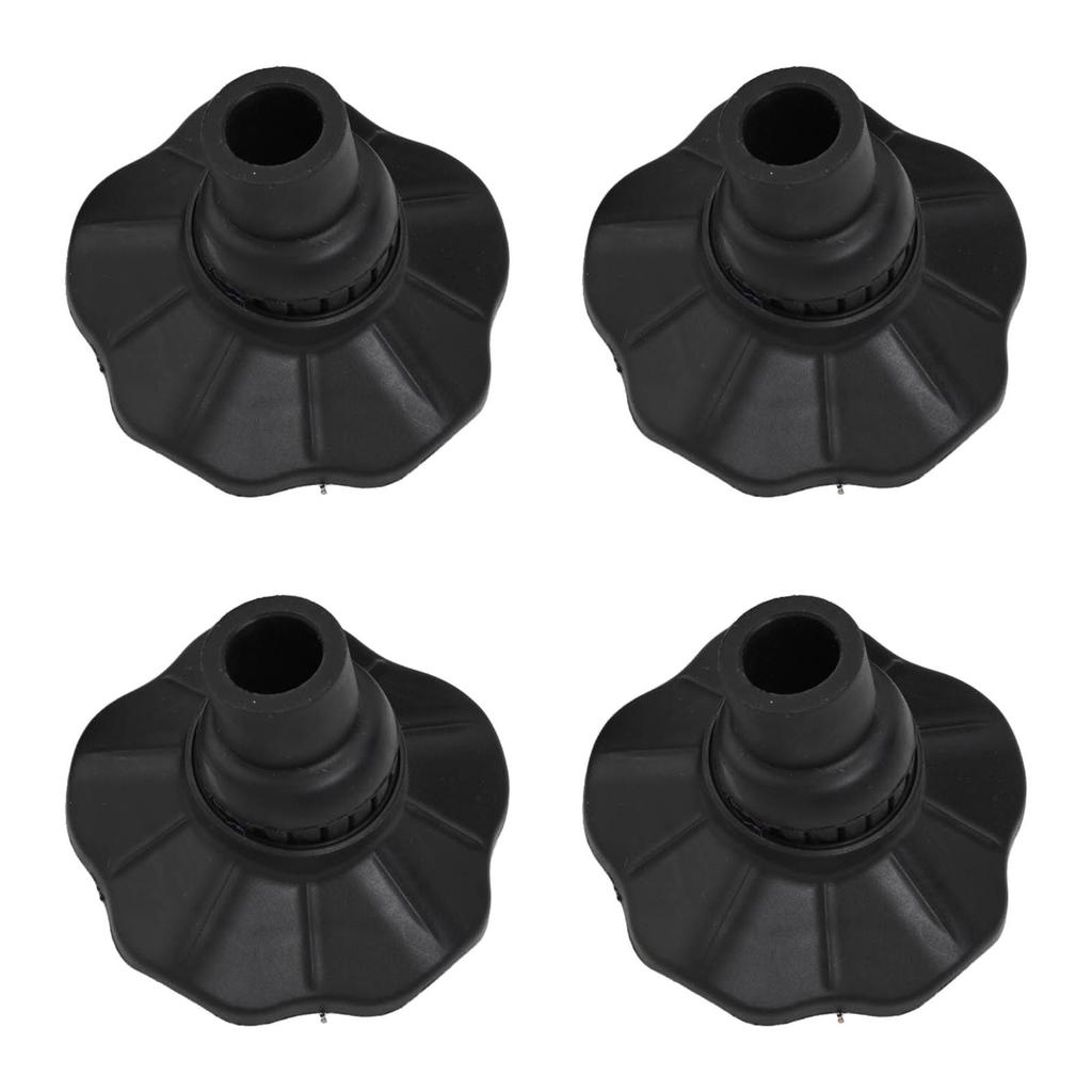 Conjunto de 4 Protetores de Pé de Cadeira Antiderrapantes e Resistentes ao Desgaste para Acampamento ao Ar Livre