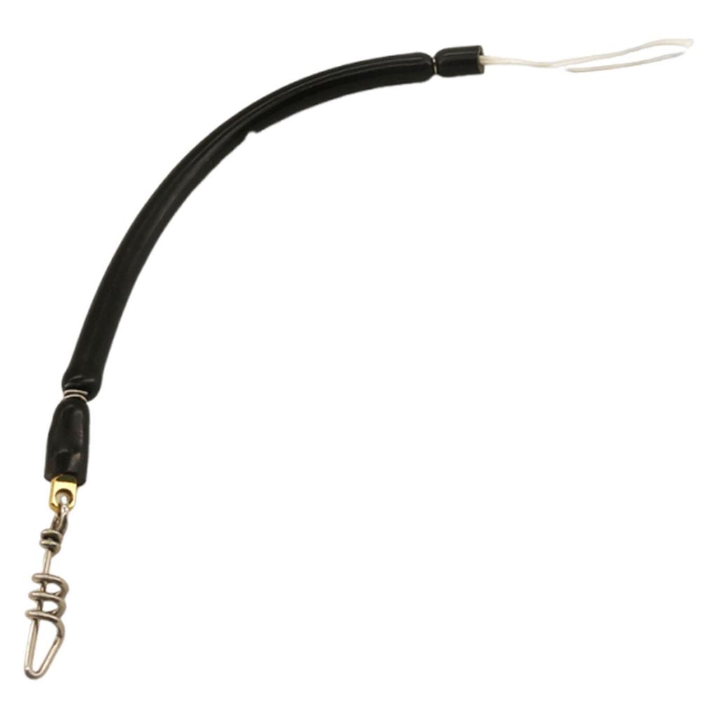 Black Heavy Duty Spearfishing Bungee Cord for Water Sports, Sailing, Kayaking