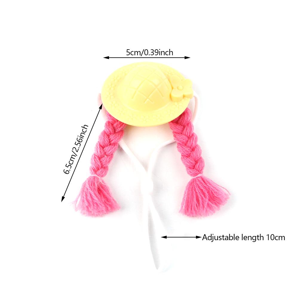 

Милая мини-шапка для маленьких домашних животных, декоративная шляпа для хомяка, попугая, морской свинки, плетеные шапки для кукол, аксессуары для домашних животных, шапки для костюмов для вечеринок розы красного