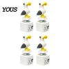Clicker Toy with Sound Light 1/2/3/4Pcs Keyboard Fidget Sound, Rechargeable Seagull Finger Decompression Gadget Toy, Frog Push Button