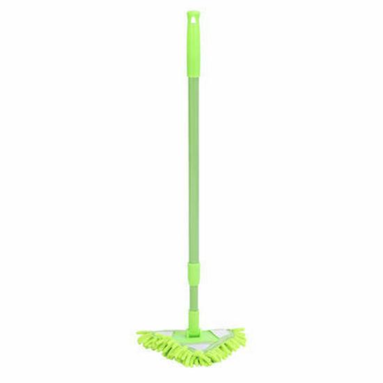 Compact Telescopic Triangular Mini Mop for Ceiling and Car Cleaning