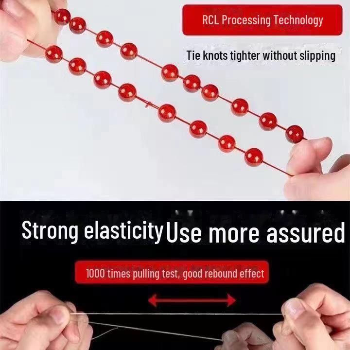 Elastisches Perlenarmbandseil – verschleißfest, Gummiband für Perlenbastelarbeiten