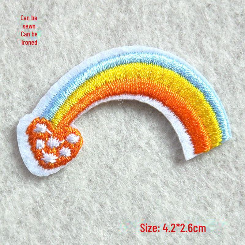 Cartoon Embroidery Patch Set for Clothing: Jeans, Down Jackets, and Repair