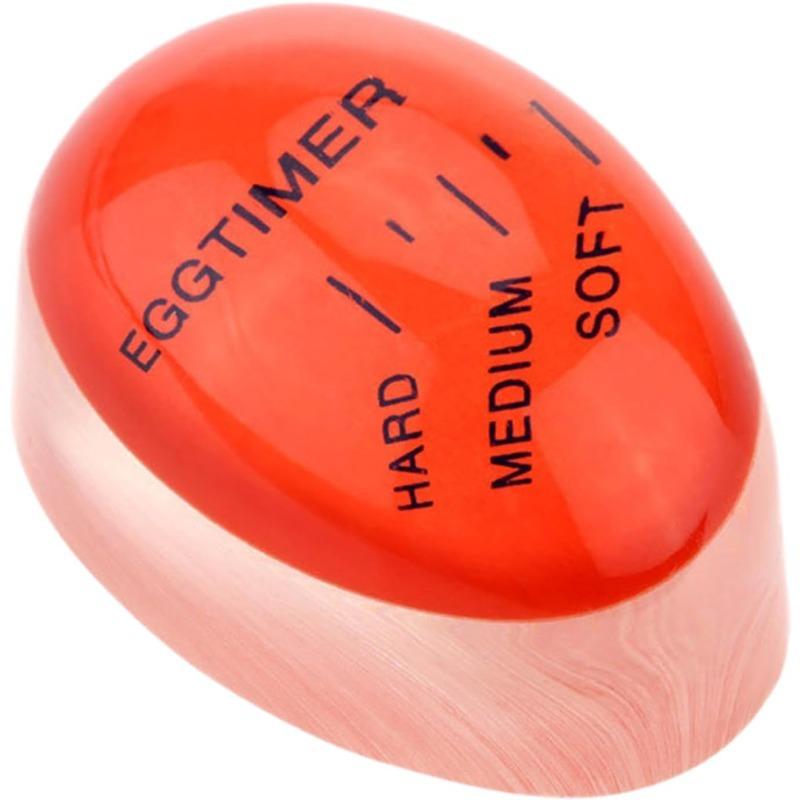 

Таймер для варки яиц, Термочувствительный таймер с изменением цвета для яиц всмятку, средней и вкрутую, Многоразовый, Безопасный для пищевых продуктов, Не содержит БФА Basic Style,1pc