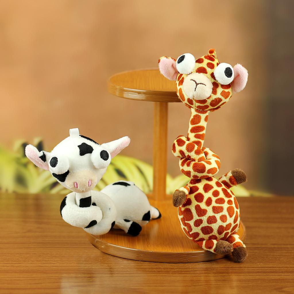 Plush Animal Toy With Long Neck Cute Decor For Kids And Teens