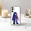 Gothic girl A-Anarchy S-Stocking Phone Case Black Silicone Soft For Samsung S25,S24,S21,S22,S23,S30,Ultra,S20,Plus,Fe,Lite