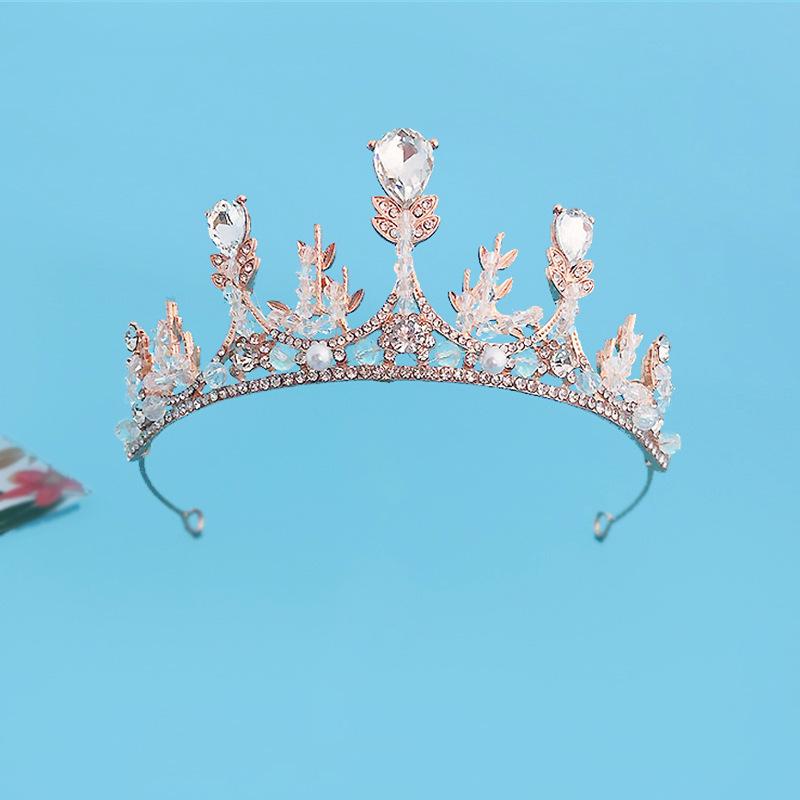 

Children s Crown Tiara Princess Girls Crown Crystal Hairband Performance Catwalk Girl Birthday Hair Accessories