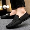 High Quality Spring Autumn Men Loafers Soft Shoes Men Casual Shoes Warm Slip on Flats Driving Shoes Large Size chaussure hommes
