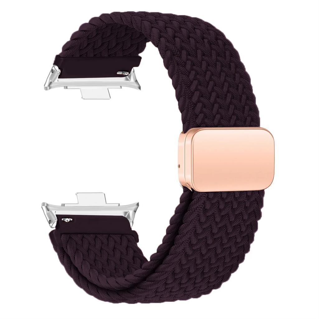 Magnetic Loop for Xiaomi Redmi Watch 5 4 Strap Adjustable Braided Sport Nylon Replacement Belt Correa Bracelet for Miband 9 8Pro