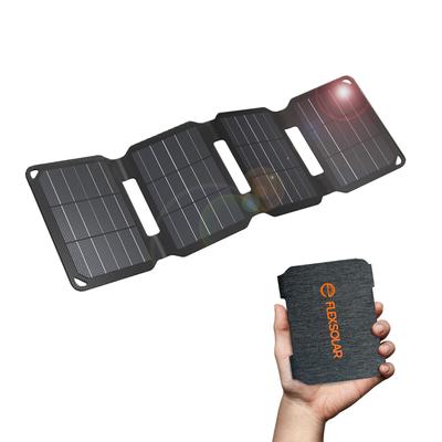 FlexSolar 10W Solar Charger 5V Solar Charger Small Mini Solar Panel Foldable Waterproof Mobile Charger Earthquake Disaster Outdoor Power Outage