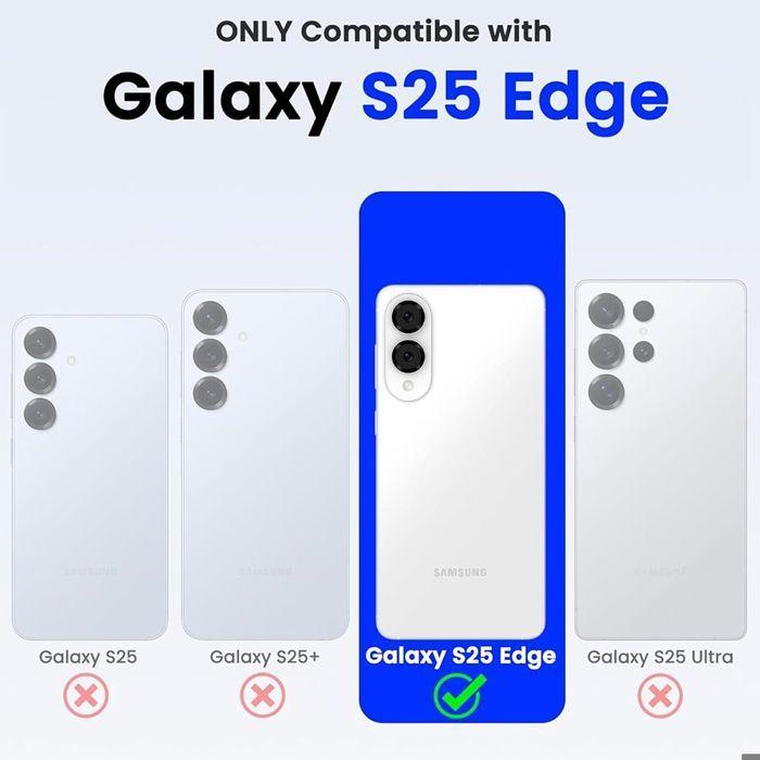 Coque de Protection - BOOLING - pour Samsung Galaxy S25 Edge - Silicone Liquide Slim Souple Mat Orange