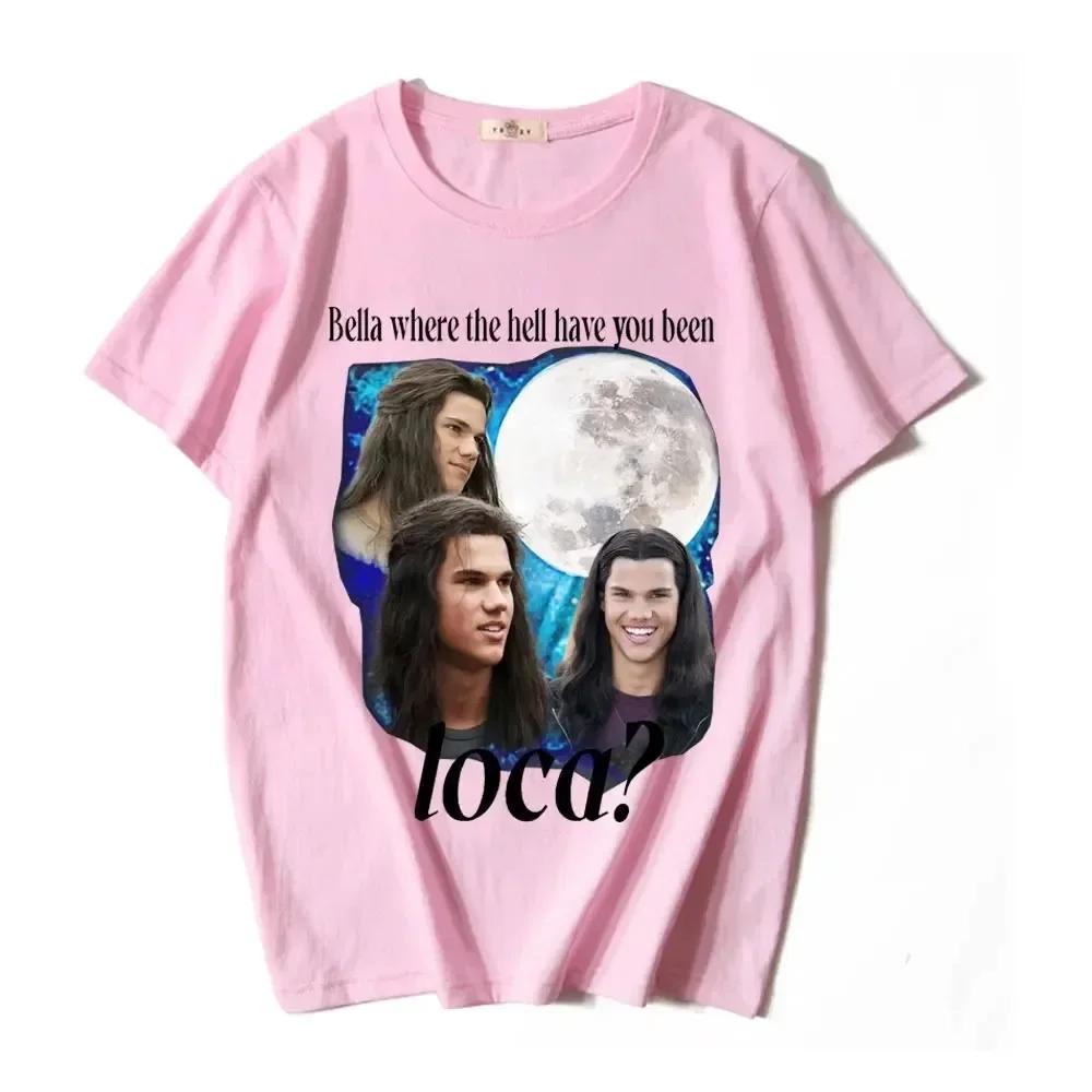 Dove Diavolo Sei Stata Loca T-shirt Jacob Black La Saga di Twilight T-shirt Uomo Donna Anni '90 Vintage Magliette Film Top