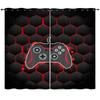 Curtain Gamepad 3D Digital Printing Blackout Curtain Punching