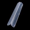 1Pcs Storage Box Accessory Transparent Disposable Nail File Organiser Storage Box Transparent Cotton Swab Organizer Storage