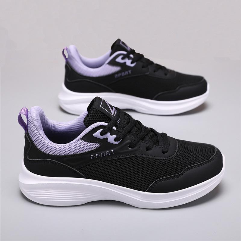 New shoes, sneakers, mesh breathable casual shoes, single shoes, lightweight student running shoes, soft-soled tourist shoes