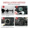 2Pcs Y6 Turbo Fan H4 LED Projector Headlight Projector Lens 6500K Super Bright Auto Hi Lo Beam Bulb LED Lights Car Lamp