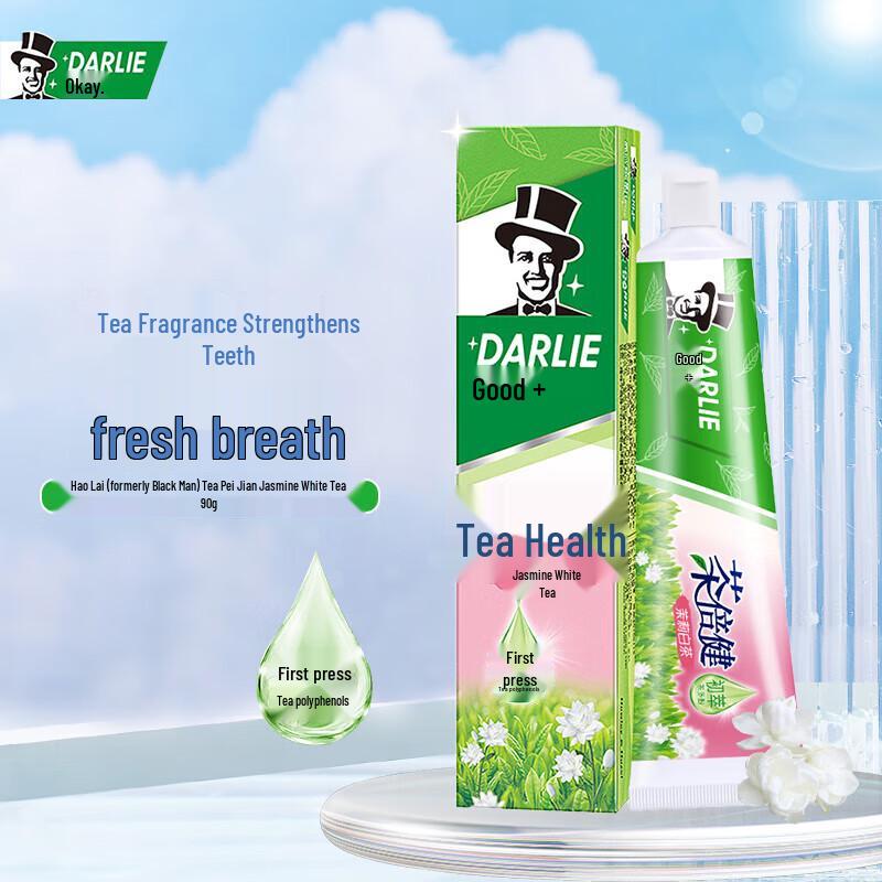 

Darlie Tea Tree Jasmine White Tea Toothpaste