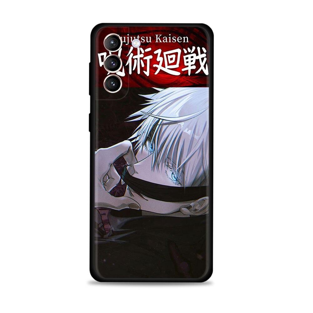 

Чехол для samsung s21 Galaxy s20 fe s21 ultra s20 s22 s10 s8 s9 plus s22ultra Note 20ultra 10plus Чехлы Jkaisen Role Gojo Sukuna Samsung Note 10 plus