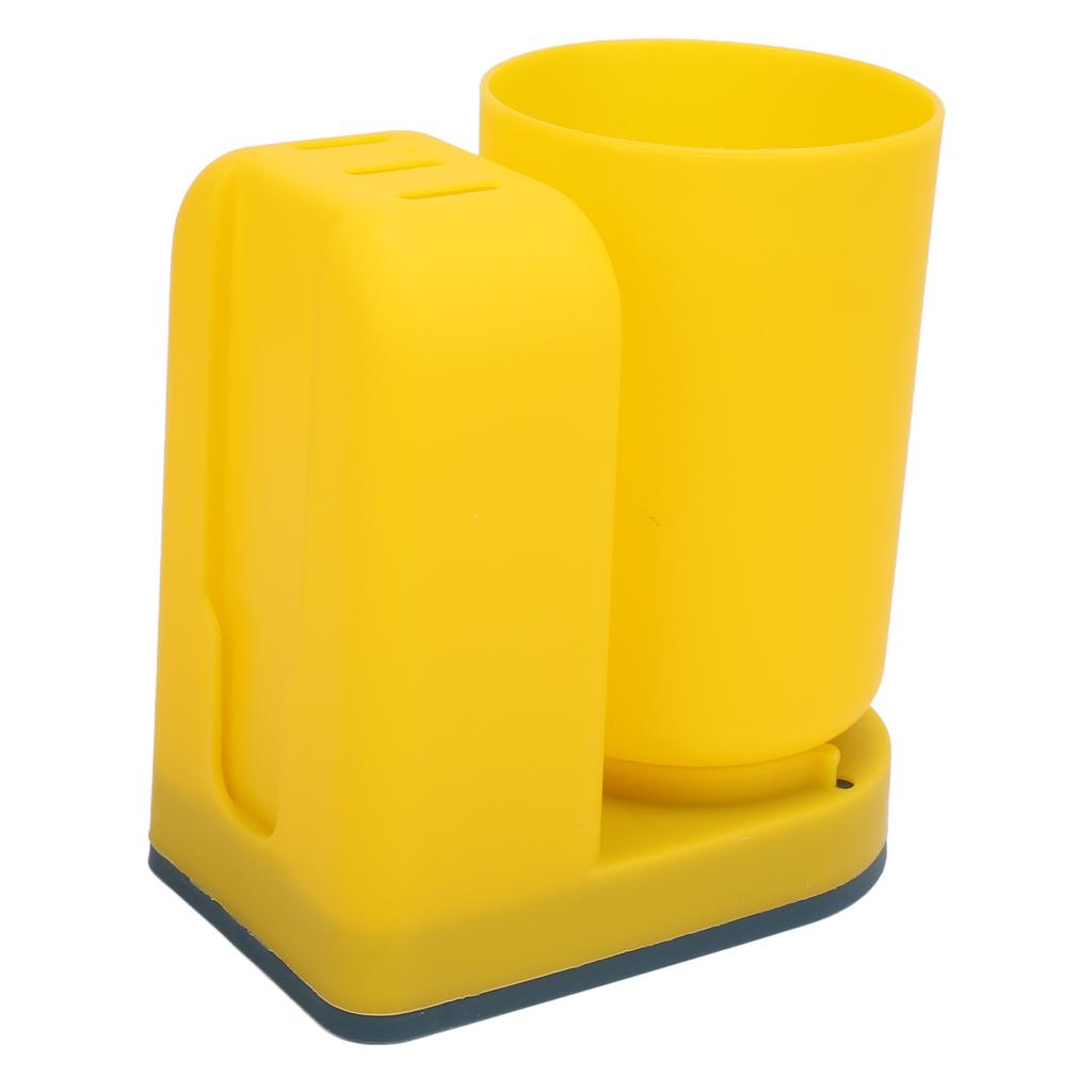 Toothbrush Cup Holder Multipurpose Modern Simple Design Space Saving Wall Mounted Toothbrush Holder