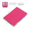 A5 Soft Cover Rainbow Edge Cute Notebook - Custom Color Edge Thick Leather Diary