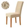Polar Fleece Dining Chair Covers Stretch Removable Washable Chair Slipcover Big Elastic Chair Cover For Dining Room Home Decor