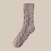 Men's Autumn and Winter Thickened Warm Home Floor Loose Loose Tube Socks