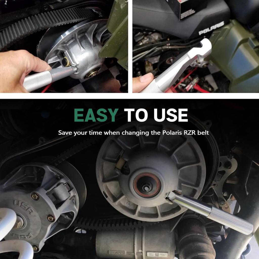 Xislet Belt Changing Removal Tools Kit Included Clutch Cover Separate Tool Set Compatible With Polaris RZR 900 S 1000 XP Polaris Sportsman 500 570
