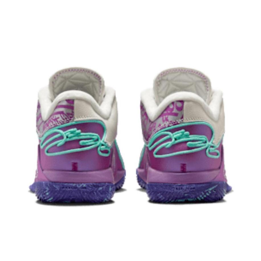 Nike LeBron 22 EP Comfortable Fashion Support Basketball Shoes Unisex Sneaker Purple White Green HV8453-001