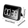 Digital LCD Kitchen Timer with On/off Switch, Mute and Loud Alarm, 24-hour Clock, Children, Teachers, Kitchen