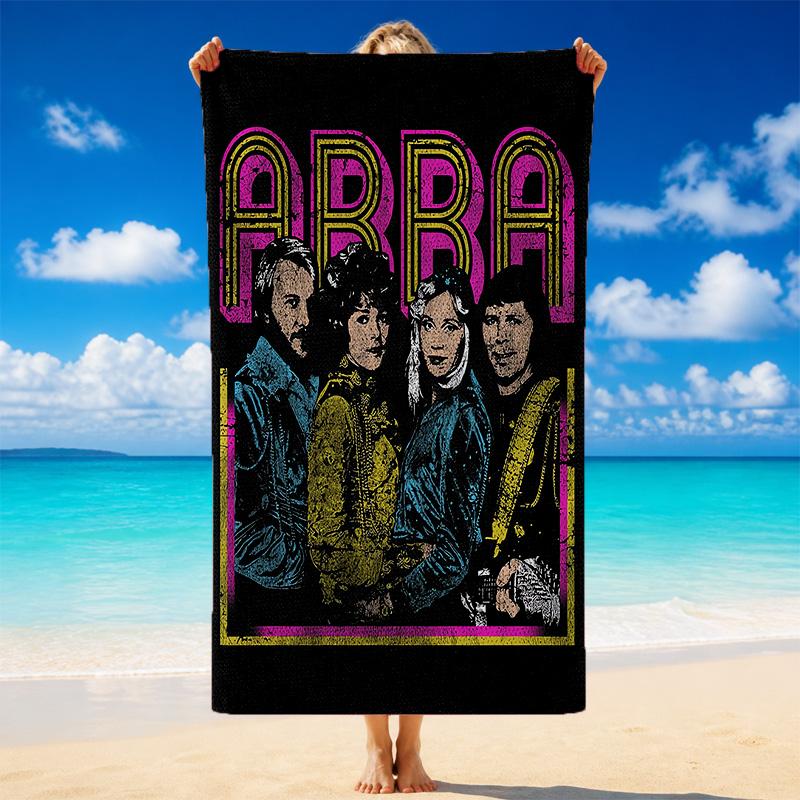 ABBA Quick Dry Microfiber Beach Towel Soft Absorbent Sand Resistant Towel For Beach Pool Travel Summer