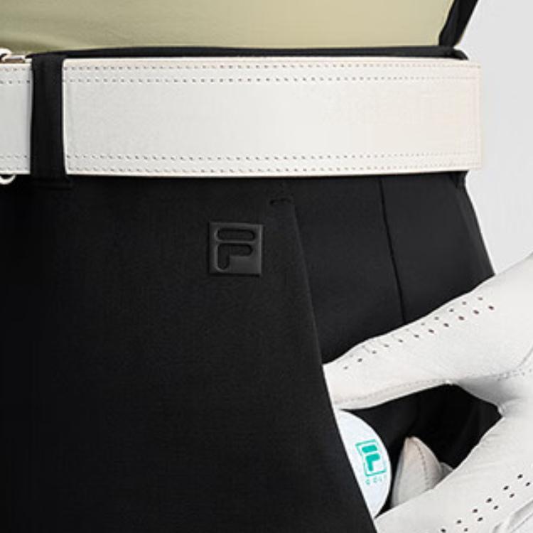 New FILA Golf Series SS25 Casual Pants Men's Pitch Black A11M515805F-BK