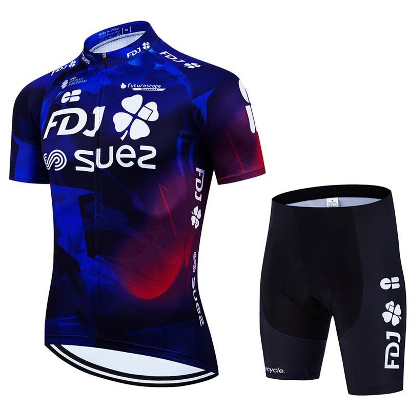Men Women Cycling Jersey Set Short Sleeve Shorts Summer Breathable Quick Dry Bike Apparel Mountain Road