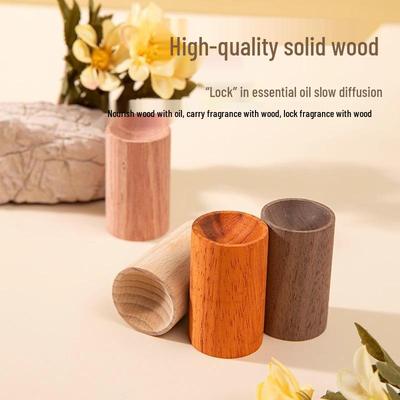 Natural Wood Aromatherapy Diffuser & Car Air Freshener
