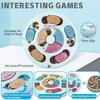 Interactive Dog Food Puzzle Bowl Slow Feeder Toy for Boredom Relief and Mental Stimulation Educational Training