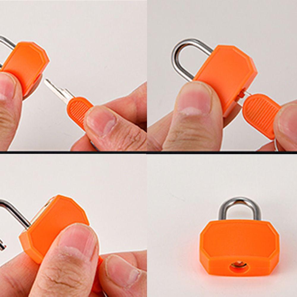 23mm Travel Anti-Theft Security Padlocks Small Mini Strong Steel Padlock Suitcase Diary Lock with 2 Keys Luggage Lock