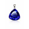 Lab-Created Topaz Pendant 139 Ct Trillion 925 Sterling Silver Gemstone Gemstone Jewelry Gift