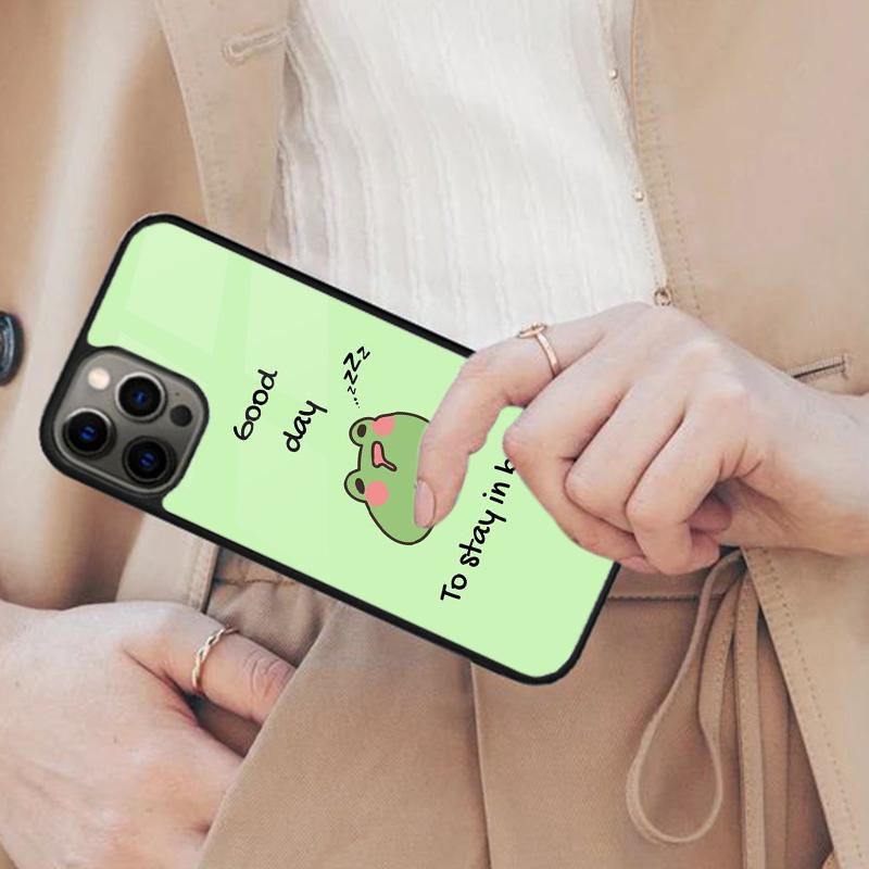 Kawaii Cute Frog Magnetic Phone Case For APPLE iPhone 17 Air 16 14 13 12 Pro Max 15 Plus Wireless Charge With MagSafe Cover