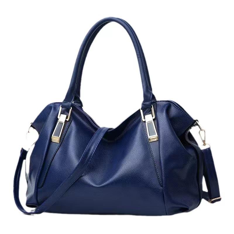 

Taizhou Ladies Large Capacity Soft Handbag - Textured Shoulder & Crossbody Bag 36*14*23 королівський синій колір