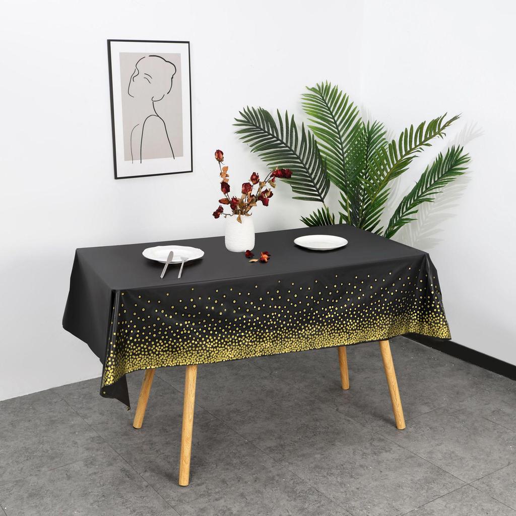 Polka Dot Disposable PEVA Plastic Party Tablecloth