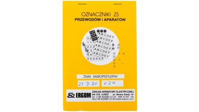 Self-Adhesive Signs Zs D20/Uzk E04Zp-0203040420